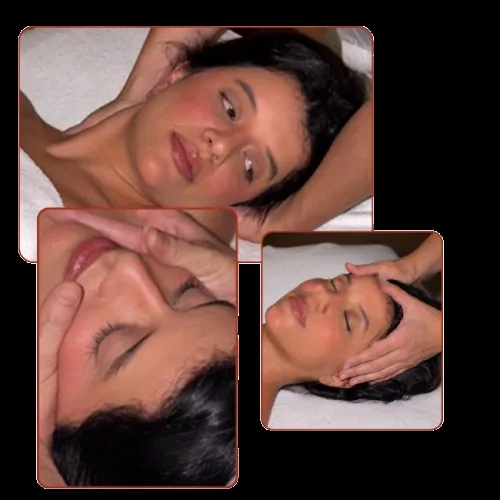 Massagem craniofacial na ÚNNIC