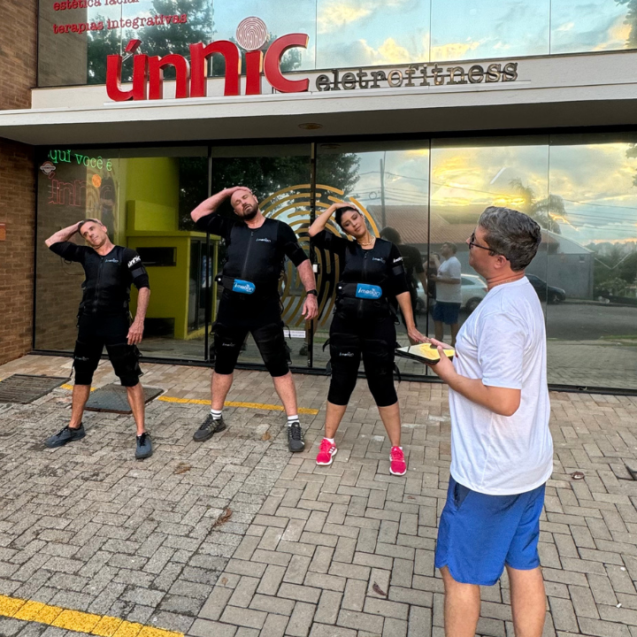 Vista geral da academia boutique em Londrina